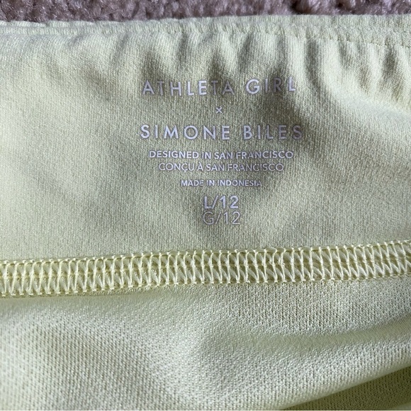 Athleta Girl | Bundle of Two Workout Athletic Shorts Blue Yellow Size Large 12 - Picture 8 of 9